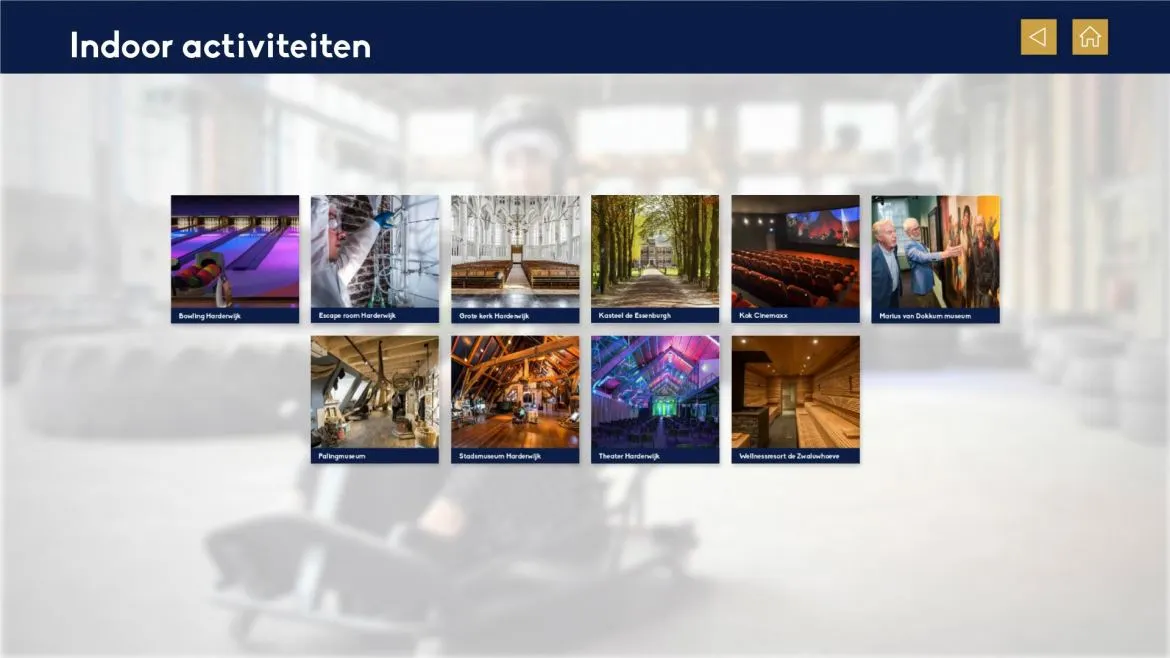 Heerlijk Harderwijk interactive Omnitapps multi-touch presentation tourist office screenshot