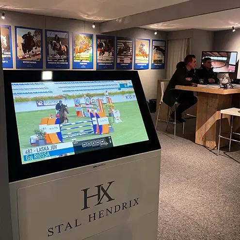 Hendrix Stable information kiosk with Omnitapps