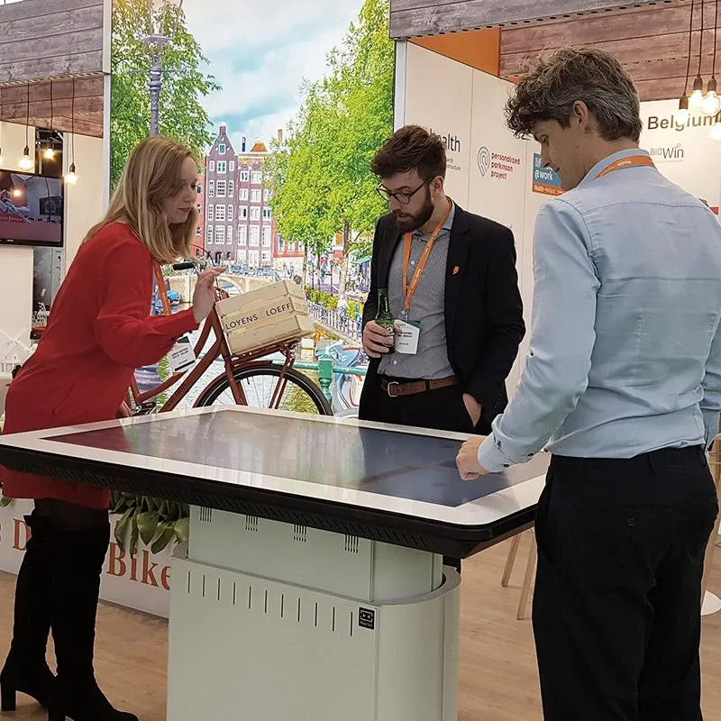 Health Holland Omnitapps Tradeshow multi-touch software configuration